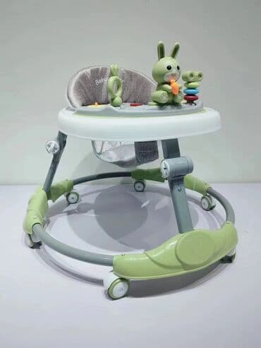 dovşan oyuncaq: Uşaq gəzdirici (baby walker) – dairəvi, yığcam və stabildir — 4