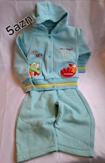 Uşaq geyimləri dəsti və köynək 1) İki hissəli dəst: - Yaş qrupuna — 8