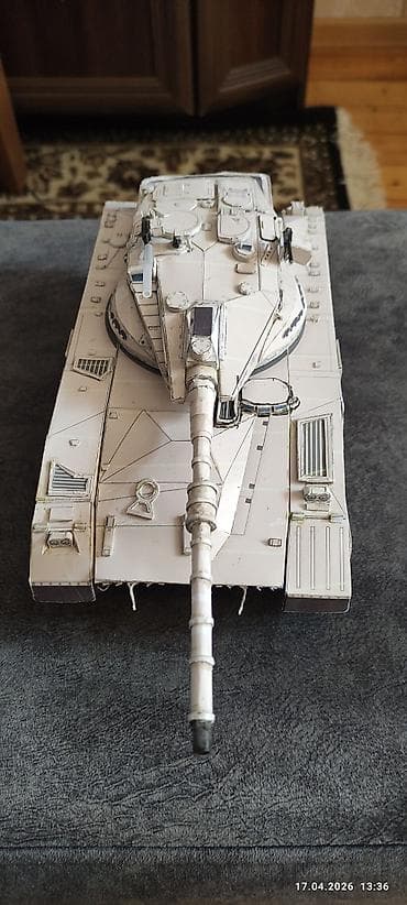 ordek maketi: 1:32 Miqyaslı tank maketi – Merkava üslubunda detallı zirehli texnika — 3