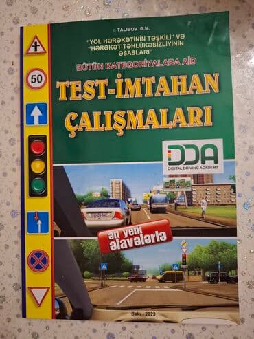 dəftər qələm: Yol hərəkəti qaydalarına aid Test-İmtahan Çalışmaları. Yenidir — 1