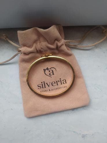 qizill: Silveria brendindən zərif qolbaq - Rəng: qızılı - Ön hissə: ikiqat — 3