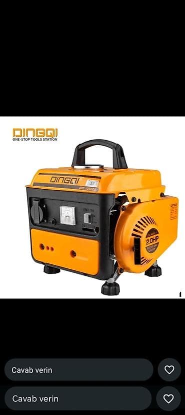 elektron sat: DINGQI portativ benzin generatoru - Model: DINGQI (One-Stop Tools — 1