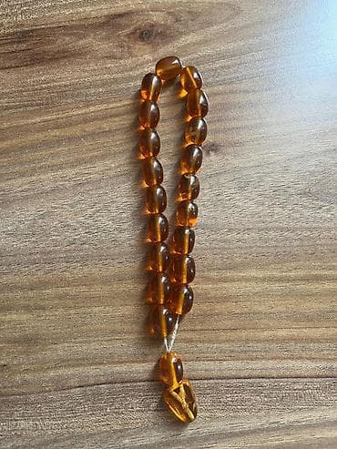kehraba: Kral Kəhraba (Royal Amber / Südlü Kəhraba) - Material: Narıncı və sarı — 4