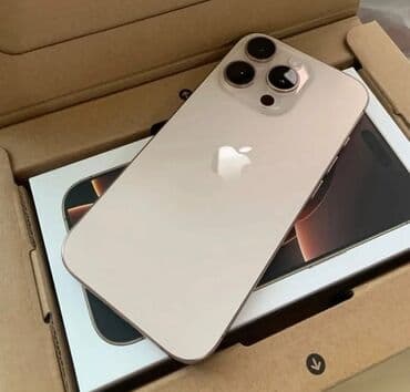IPhone 16 Pro, 128 GB, Qızılı, Kredit, Barmaq izi, Face ID