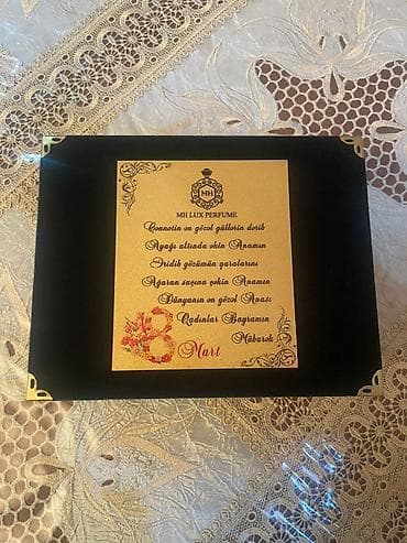 Ev saatları: MH Lux Perfume hədiyyə dəsti - Brend: MH Lux Perfume - Tematik — 2