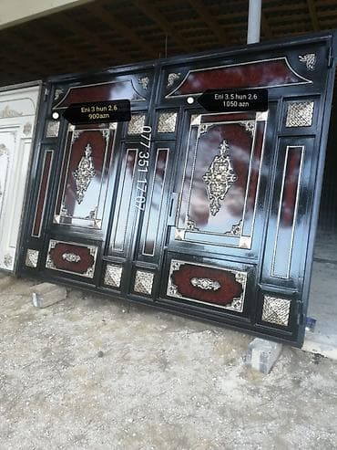 Məhəccərlər: Demir darvazalar seyf qapilar her novde her olcude unvan mastaga — 3