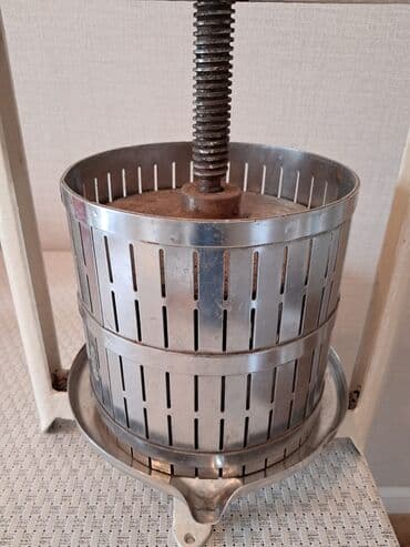 nar soku cəkən: Meyvə-tərəvəz və giləmeyvə üçün mexaniki pres - Şnur və vint — 2