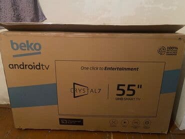 Yeni Televizor Beko 55" 4K (3840x2160), Pulsuz çatdırılma, Ödənişli çatdırılma