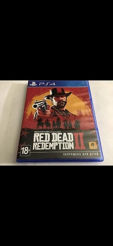 oyun konsoli: PS4 oyunu: Red Dead Redemption II (RDR2) - Platforma: PlayStation 4 - — 1