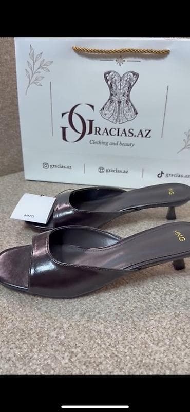 patchi шоколад цены: Mango qadın mules – minimalistik, zərif dizayn - Brend: Mango (1:1) — 5