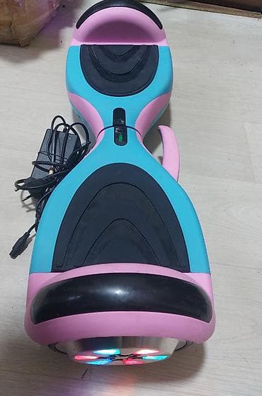 seagway: Uşaq üçün balans skuter/hoverboard - Rəng: mavi-çəhrayı, qara rezin — 1