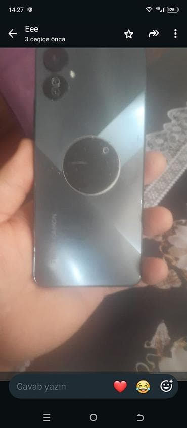 self portrate: Tecno Camon 19 Neo, 128 GB, rəng - Boz, İki sim kartlı — 2