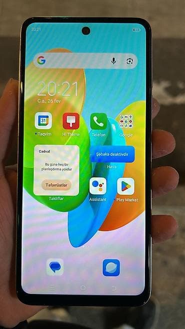 Tecno Spark 20C, 128 GB, rəng - Mavi, Barmaq izi