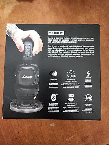 samsung bluetooth: Новый Беспроводные (Bluetooth) Наушники, Marshall, цвет - Черный — 1