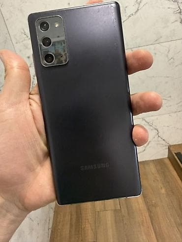 telfon ucuz: Samsung Galaxy Note20, 256 GB, rəng - Qara, Barmaq izi — 1