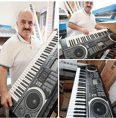 мини пианино: Sintezator. Təzə. Qutuda 5 oktava 61 klaviş Pianino səslidir. Əlavə — 1