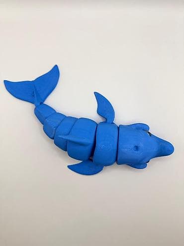minecraft oyuncaq: Məhsul: 3D çap elastik delfin fiquru - Material: PLA plastik (3D çap) — 4