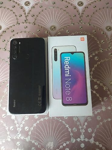 irşad electronics xiaomi redmi note 8: Xiaomi Redmi Note 8 – qutu ilə - Ekran: 6.3" Full HD+ IPS — 4