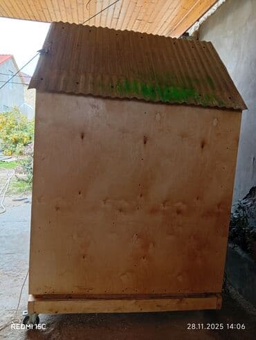 amerika devequsu haqqinda melumat: Taxta köçürülə bilən quş evi (küpə/heyvanxana) - Material: xaricdə — 4