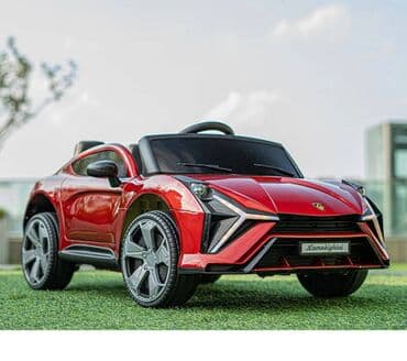 Uşaq elektrik avtomobili Lamborghini Black Full Version Uşaq