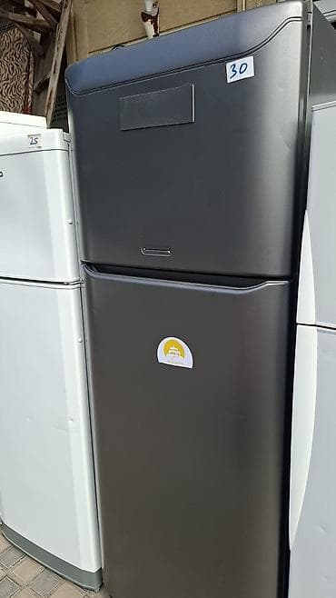 dondurmalar: İki qapılı soyuducu (üstdə dondurucu bölmə) - Rəng: tünd — 1