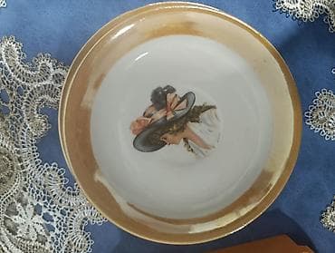 ağ süd: Boşqablar, 1 əd, rəng - Ağ, Farfor — 1