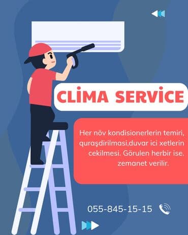 Klima Service – kondisioner xidməti - Hər növ kondisionerlərin təmiri