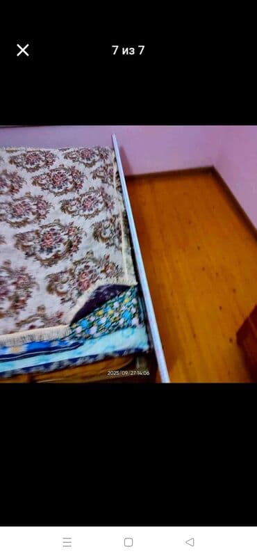 двухэтажные кровати: Б/у, Двуспальная кровать, Без подьемного механизма, С матрасом, Без выдвижных ящиков — 6