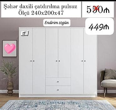 sənəd dolabı: 6 qapılı dolab Yep yeni 449 azn rəng seçimi var çatdırılma var — 1
