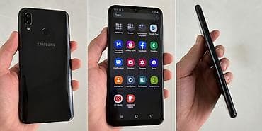 id: Samsung Galaxy A10s, 32 GB, rəng - Qara, Sensor, Barmaq izi, İki sim kartlı — 1