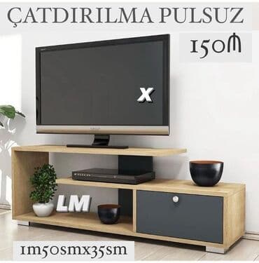 Düz TV altlığı, Polkalı, Taxtalı lalafo.az -da Düz TV altlığı, Polkalı, Taxtalı