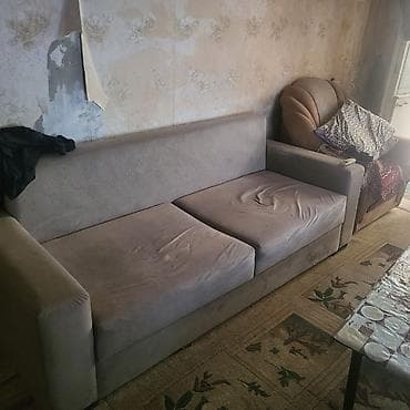 vitrin dolab: Sovet üslubunda taxta mebel dəsti - Material: ağac (tünd qəhvəyi şpon — 5