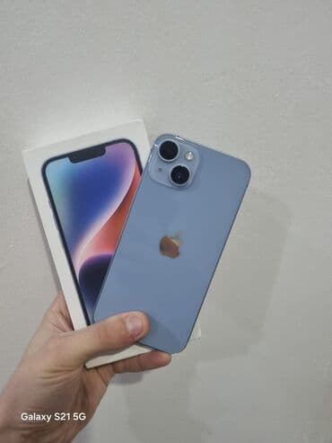 iphone 14 sekilleri: IPhone 14, Mavi, Face ID — 1