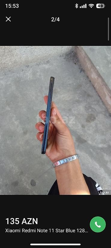 təlfon: Redmi Note 11, 128 GB, rəng - Mavi — 2