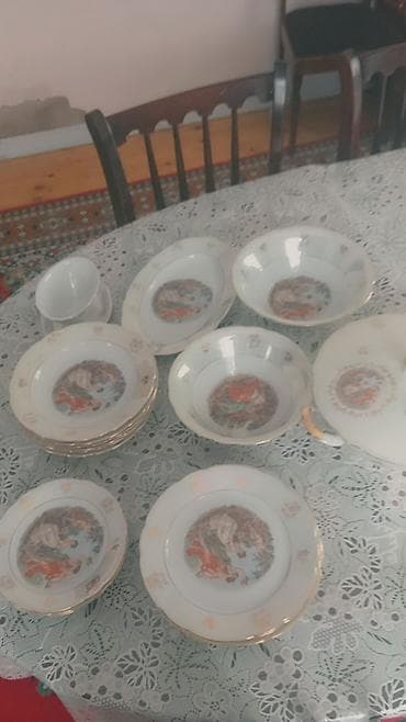 versace servis: Nahar dəsti, rəng - Ağ, Farfor — 6