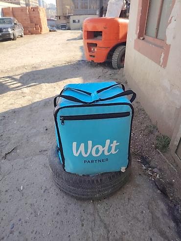 Ticarət printerləri və skanerləri: Wolt çatdırılma çantası – böyük ölçülü, izotermal, kürək çantası tipli — 4