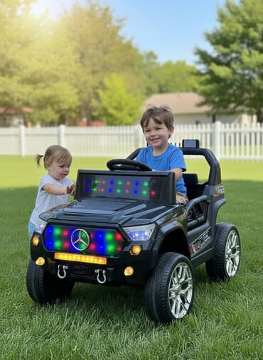 usaq ucun manej: 🚘 1 yaşdan 4 yaşa qədər UŞAQ JEEPİ – Kral uşaqlar üçün! ✅ Rezin — 3