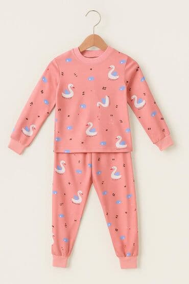 Məktəbli forması: Uşaq pijama dəstləri – 2 hissədən ibarət rahat komplekt - Üst və — 3