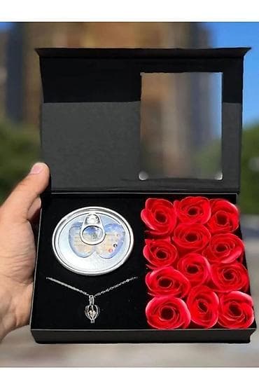 подарок на 14 февраля мужчине: Hədiyyə dəsti – “Love Forever” qutusu Tərkib: - Zərif boyunbağı — 6