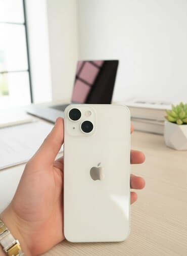 IPhone 14, 128 GB, Ağ, Barmaq izi, Face ID