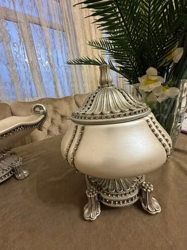 karaca azerbaycan qab qacaq: ÇİDAM SERAMİK Klassik üslubda dekorativ süfrə dəsti - 3 hissədən — 2