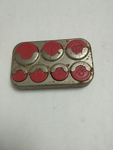 15 min dollar nece manatdir: Metall qəpik sıralayıcı/daşıyıcı - Material: metal gövdə, qırmızı — 2