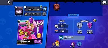 devit 3: Brawl Stars hesabı – EFX | Shadows - Kupa: 29,309 (Kupa Yolu III) - — 2