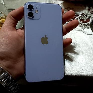 Mobil telefon və aksesuarlar: IPhone 11, 64 GB, Deep Purple, Simsiz şarj, Face ID — 1