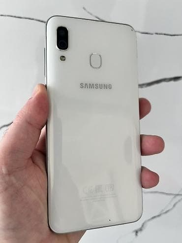 Samsung Galaxy A30, 32 GB, rəng - Ağ, Barmaq izi