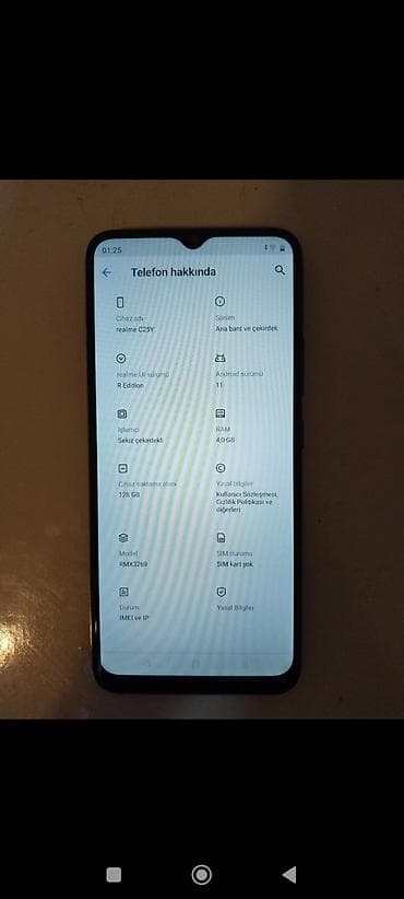 iphone 6 's: Realme C25Y, 128 GB, rəng - Boz, İki sim kartlı — 4