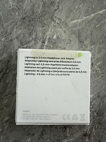 apple adaptor: Lightning headphone keçid (perexodnik) Rəsmi Apple aksesuarı - — 2