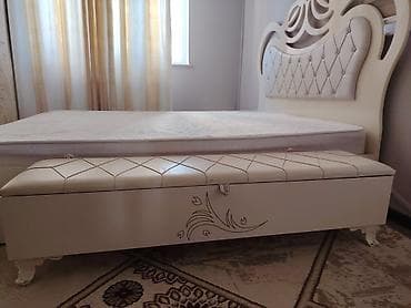 puflar: 2 təknəfərlik çarpayı, 2 tumba, Dolab, Termo, İşlənmiş — 4