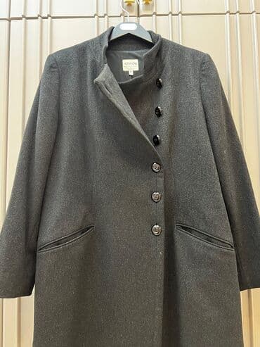 qadınlar üçün təbii dublyonkalar: Palto, Emporio Armani, L, rəng - Boz — 3