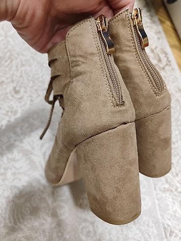 vans ayaqqabı: Qadın ayaqqabısı – açıq burunlu, kruje detallu, kəsik-liyo (cut-out) — 4